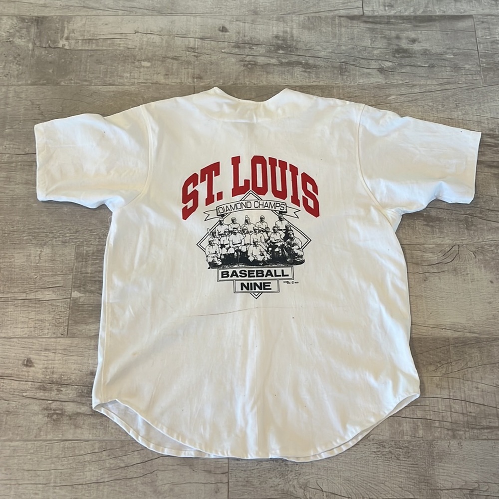 St. Louis Cardinals Chalk Line Tag 1989 Jersey Shirt Color: White Rare XL